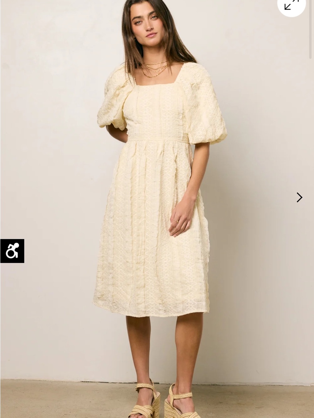 Bohme Gillie textured dress large
